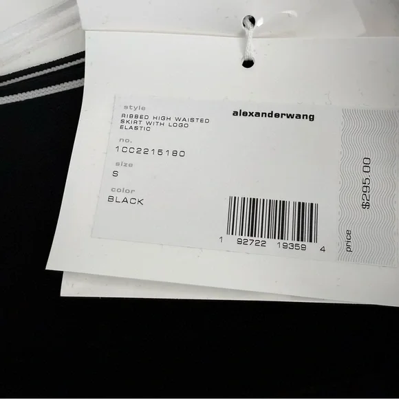Alexander Wang Black High-Waist Mini Skirt - Picture 10 of 10